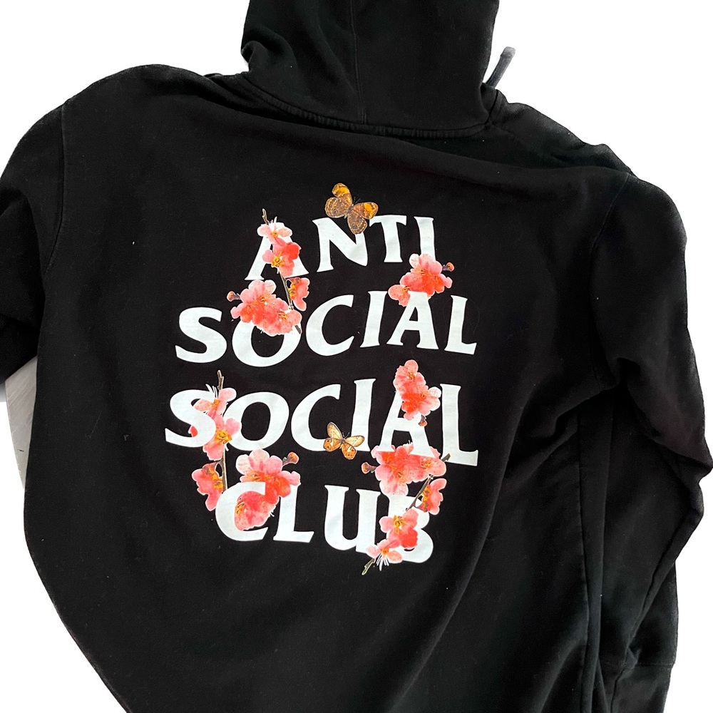 Anti Social Social Club cherry blossom hoodie.
